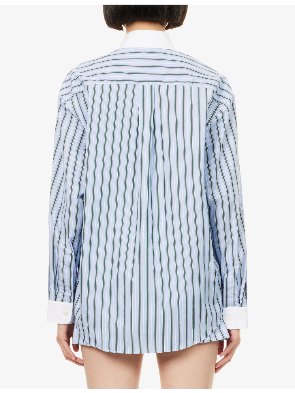 Celia Striped Cotton-Poplin Shirt - 4