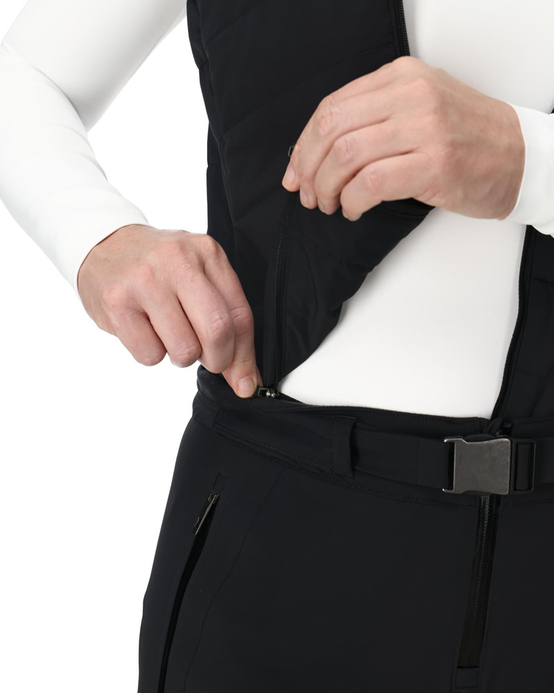 SPYDER Womens On Piste Bib Pants - Black outlook