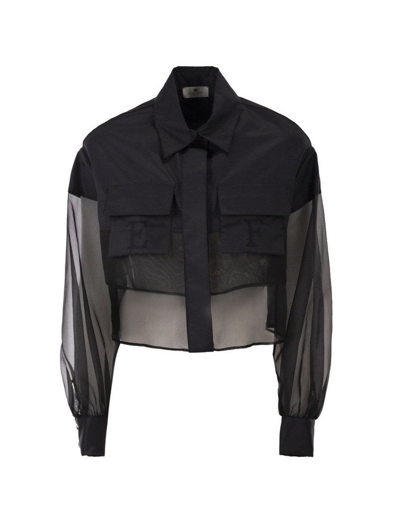EF monogram-embroidery shirt 1