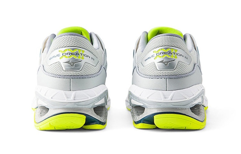 Mizuno Mizuno Creation 22 'Gray Fluorescent Green' J1GC210184 outlook