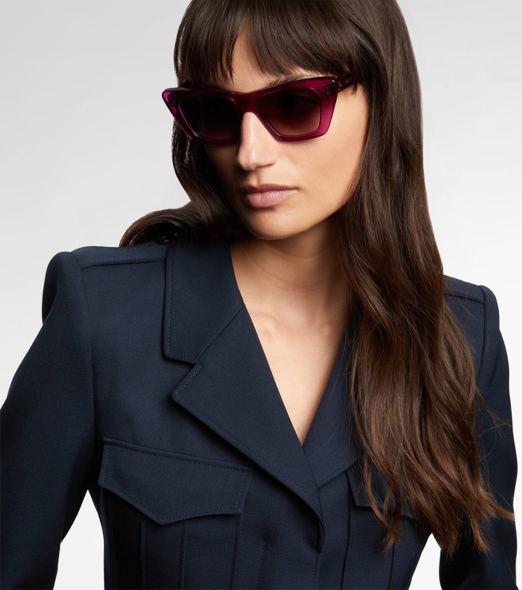 Cat-eye acetate sunglasses - 3