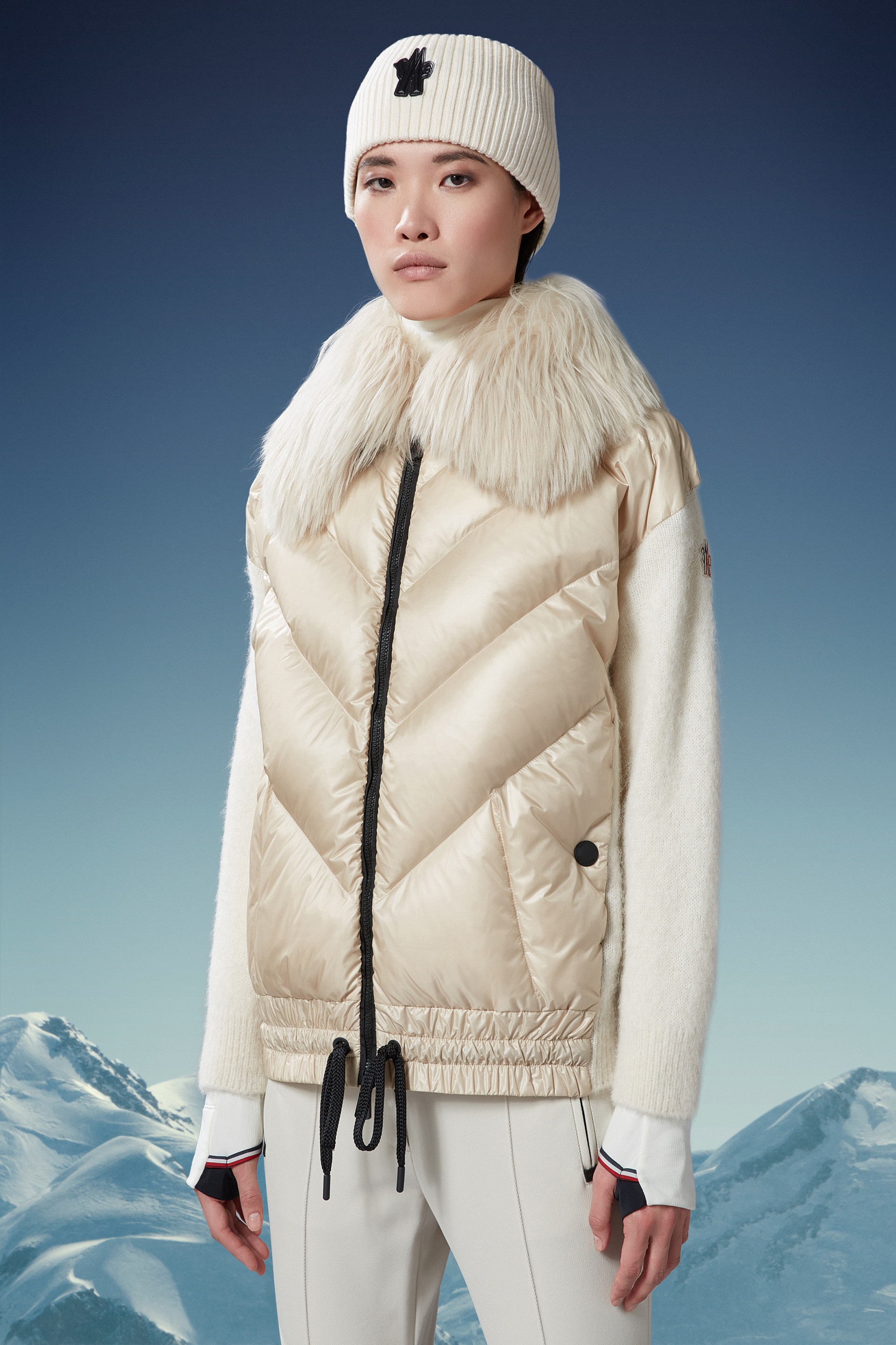 Padded Wool & Alpaca Zip-Up Cardigan - 2
