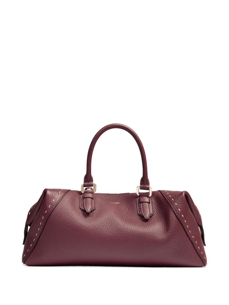 medium Boston leather tote bag 1