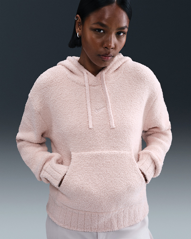 Nike Sportswear Phoenix Cozy Bouclé Women's Loose Knit Hoodie 1