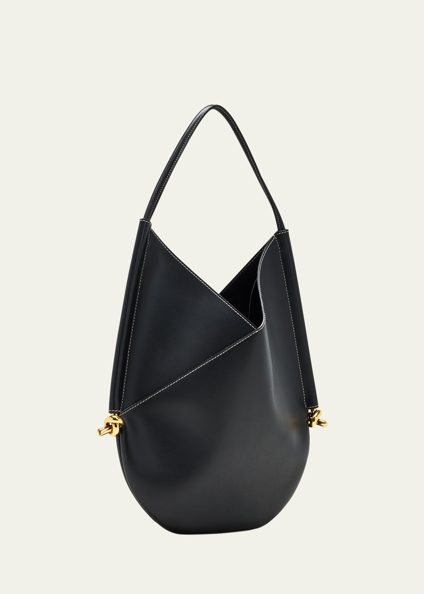Medium Solstice Leather Shoulder Bag - 3