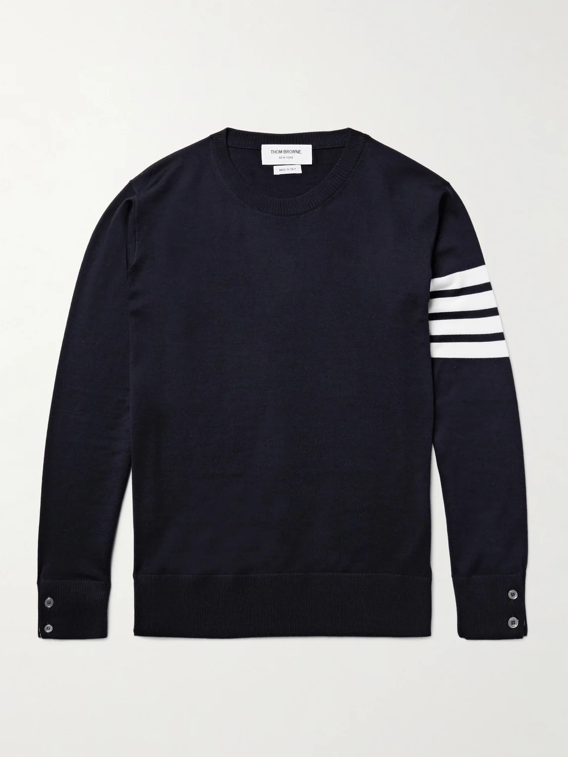 Striped Merino Wool Sweater - 1