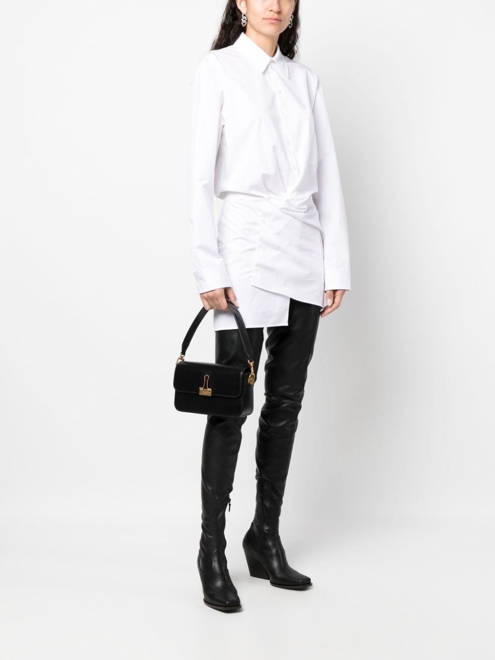 Binder leather shoulder bag - 2