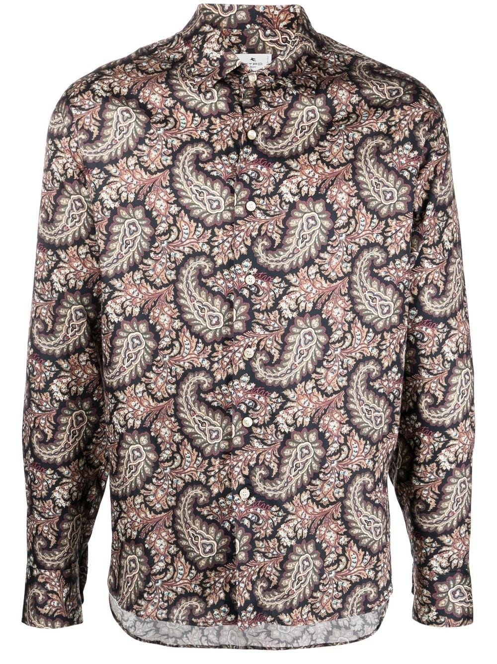 all-over paisley-print shirt - 1