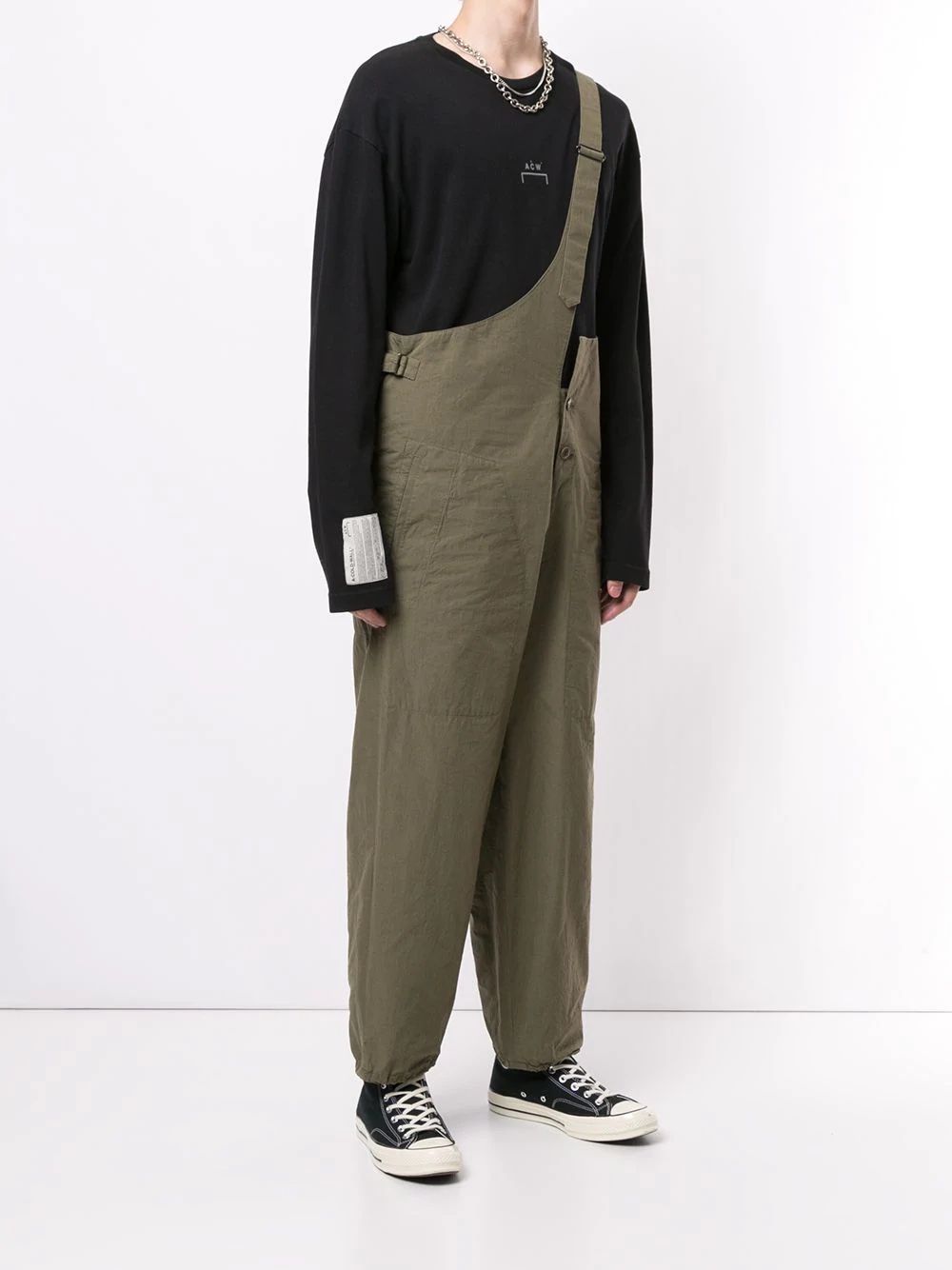 asymmetric dungarees - 4