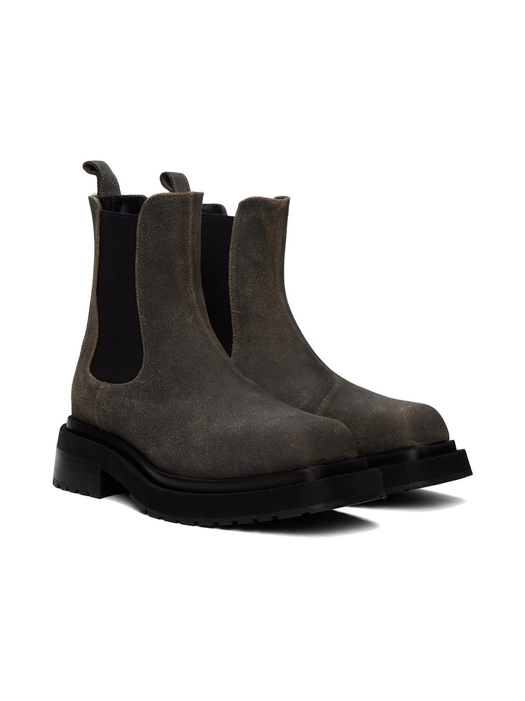 Gray Mike Chelsea Boots - 4