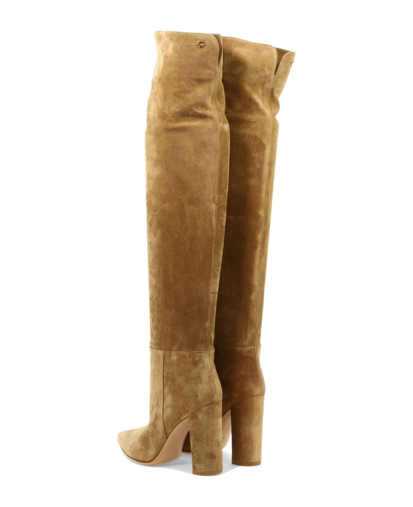 Pointed-toe Heeled Boots - 4