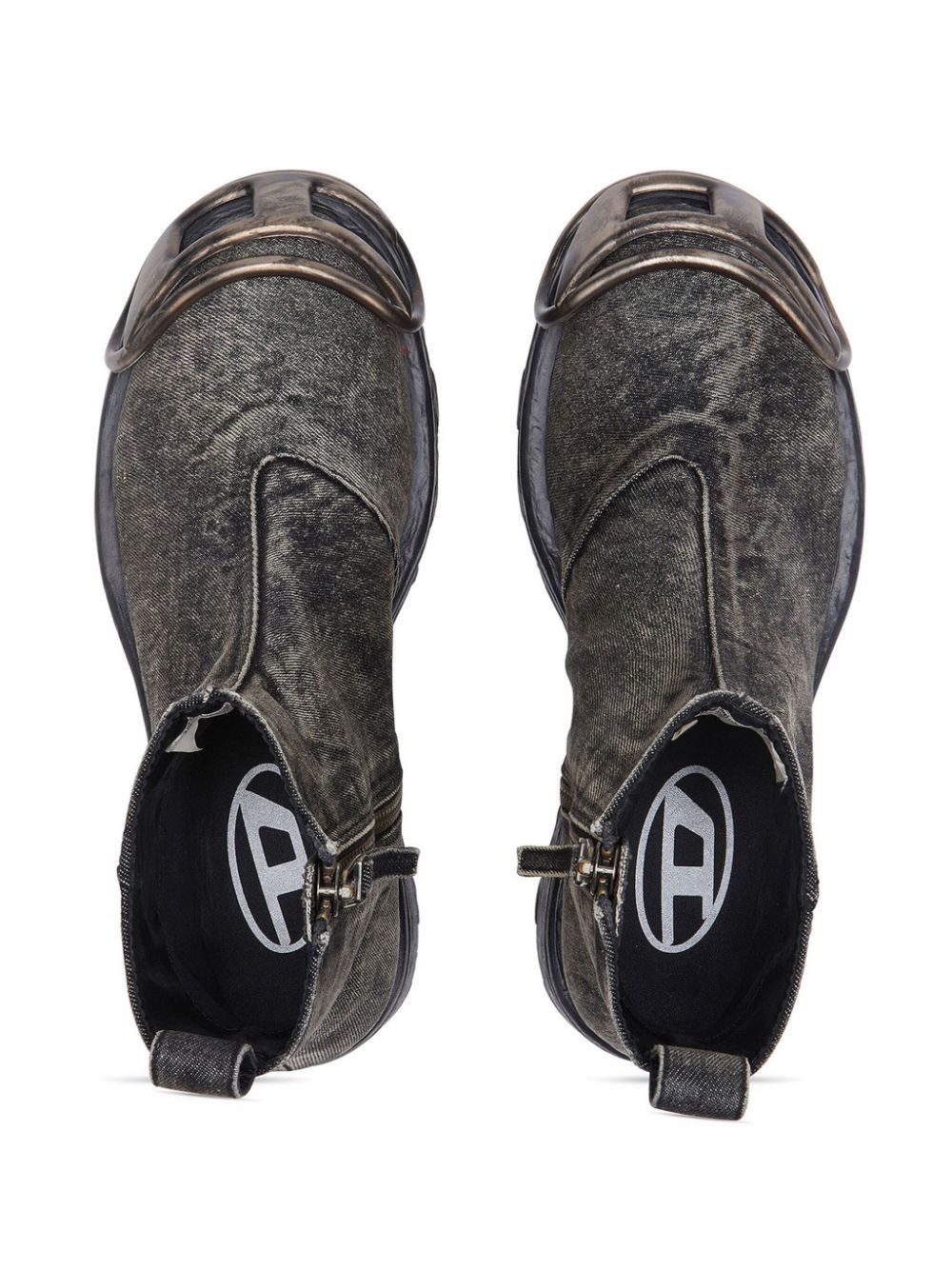 D-Hammer denim ankle boots - 5