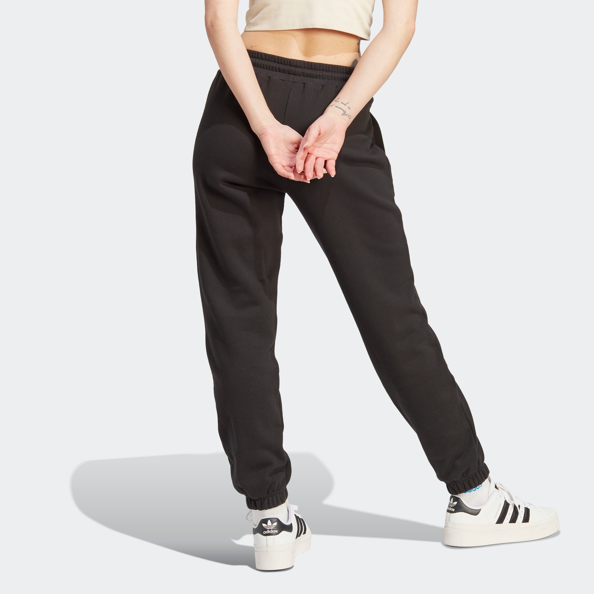 (WMNS) adidas Adicolor 70s 3-Stripes Sweatpants 'Black' IK7855 - 3