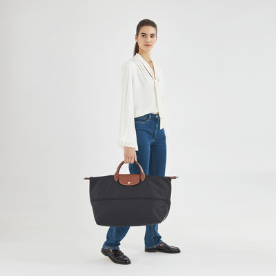 Longchamp Le Pliage Original Travel bag expandable Black - Recycled canvas outlook