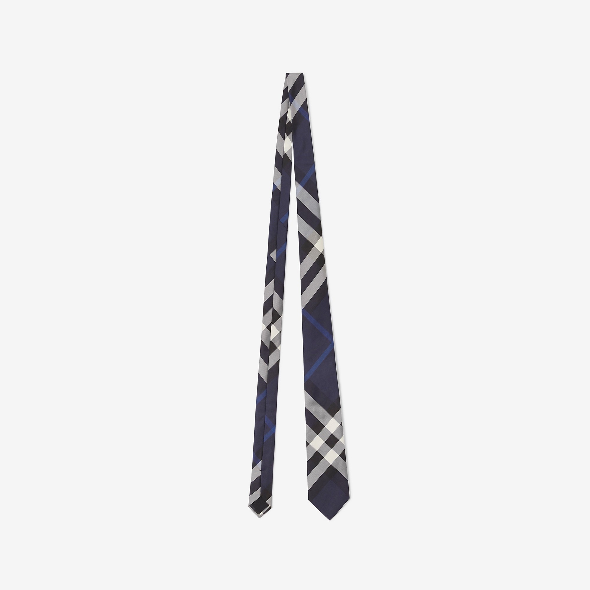 Classic Cut Check Silk Tie - 1