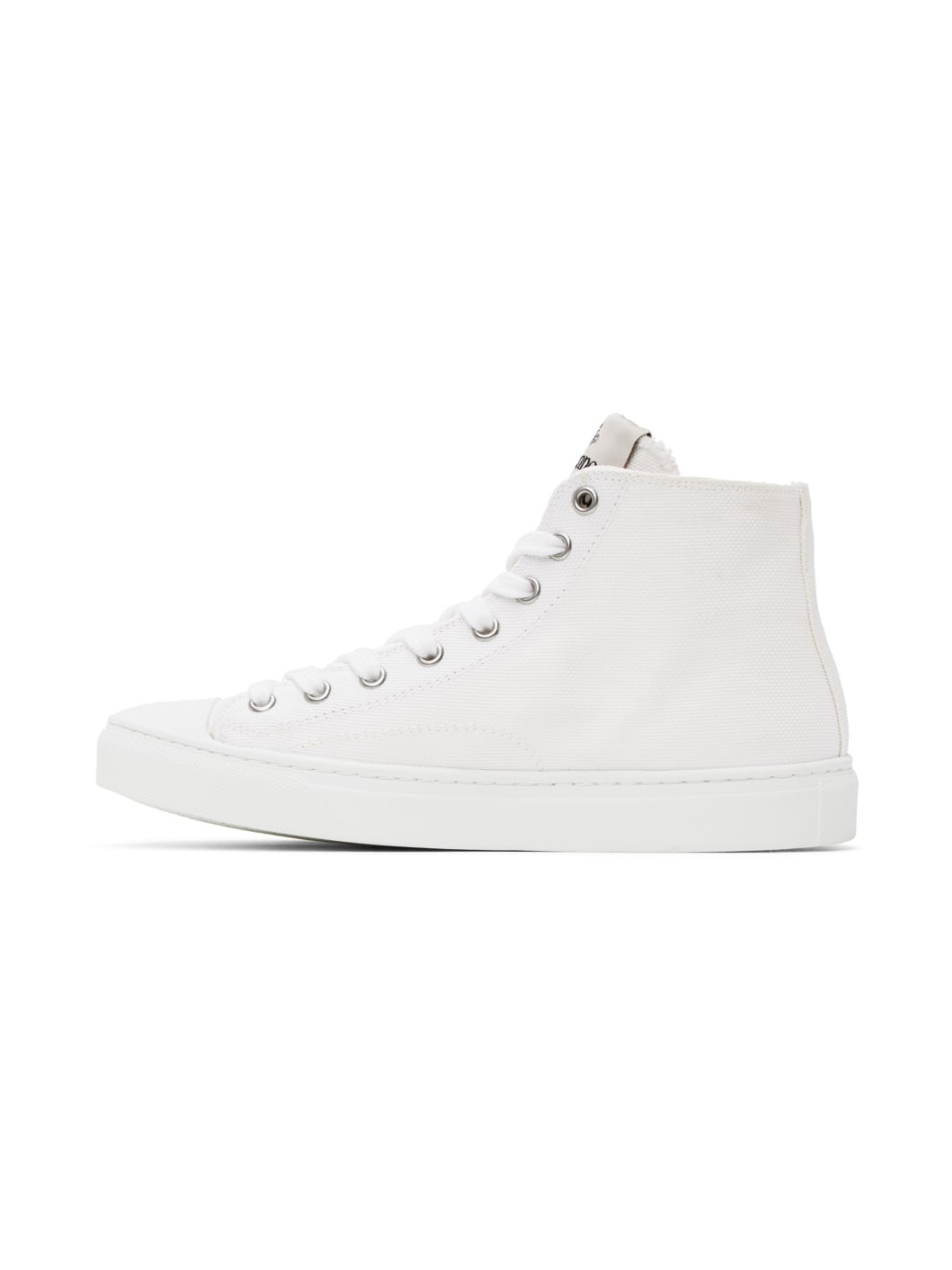 White Plimsoll Sneakers - 3