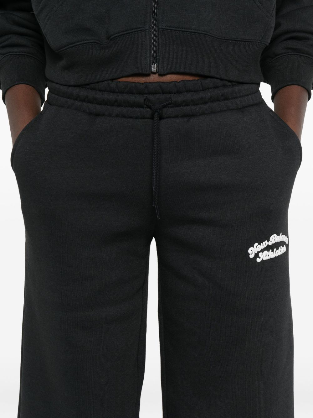 embroidered drawstring sweatpants - 5
