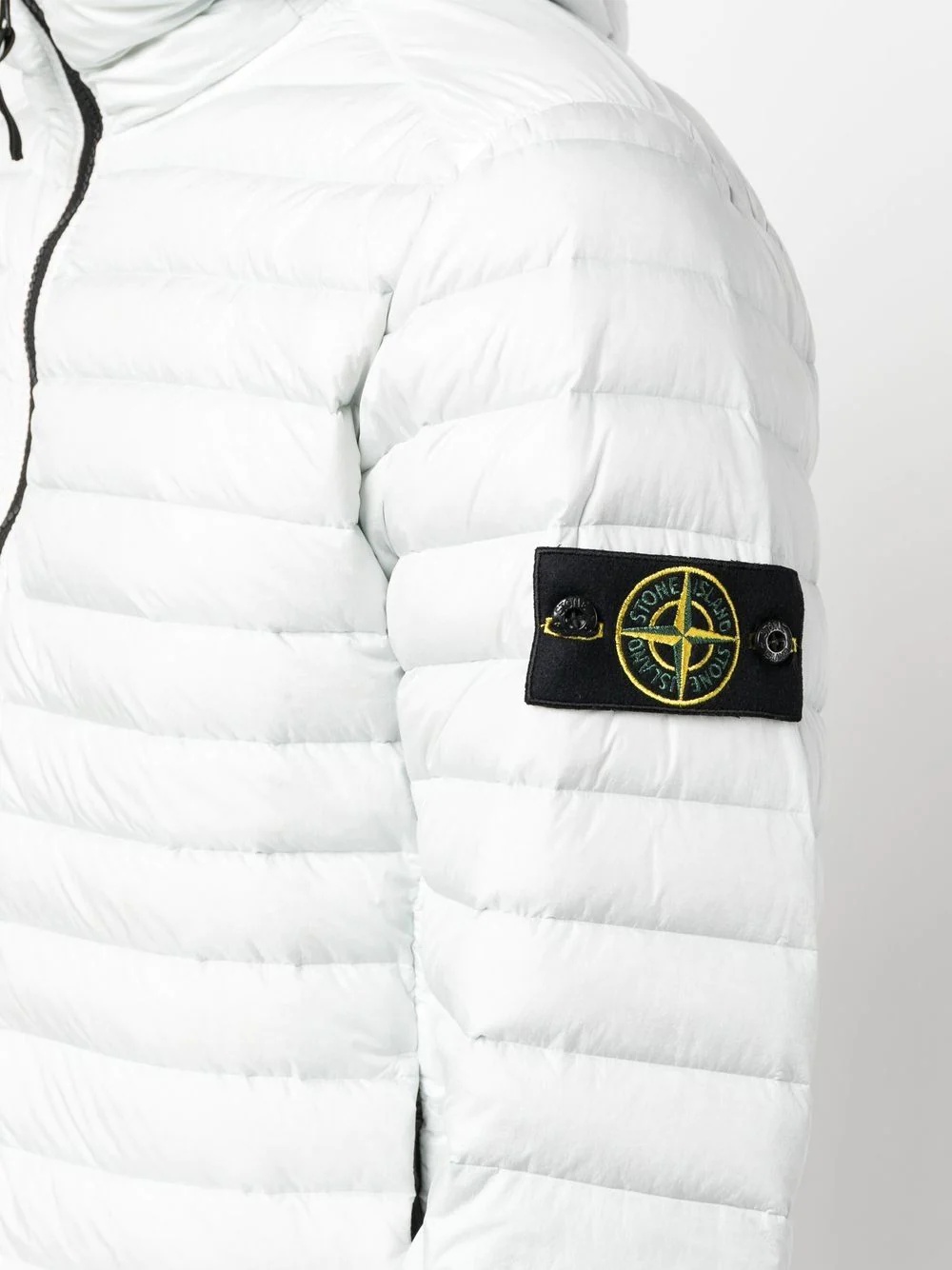 Compass logo-patch padded jacket - 5