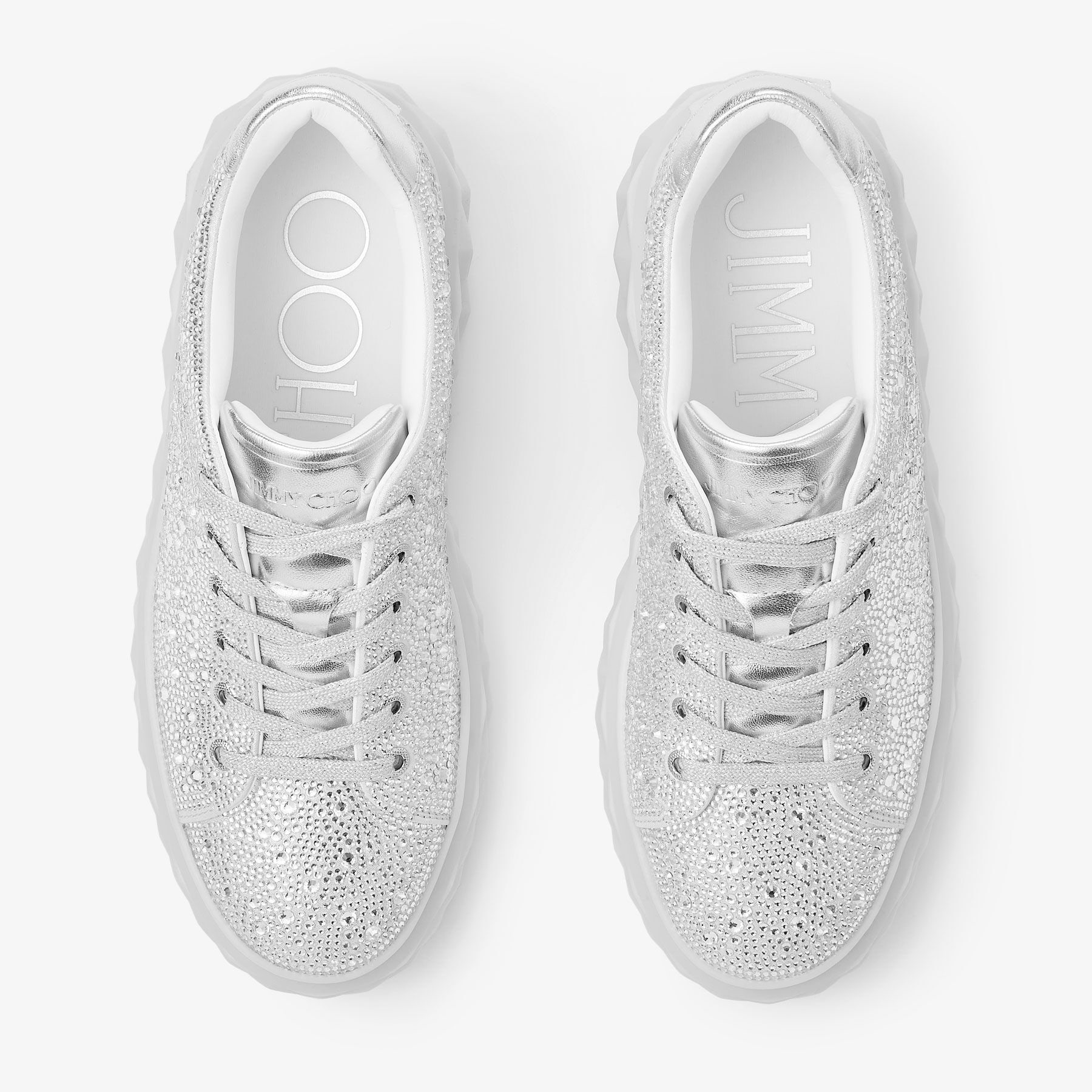 Diamond Light Maxi/F
Crystal Shimmer Suede Trainers - 5