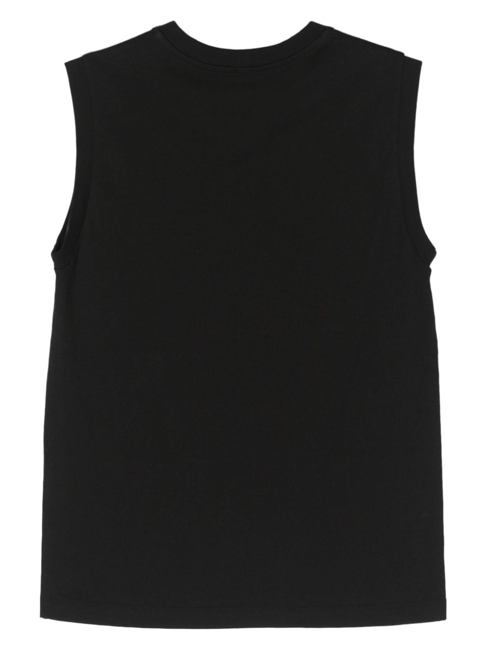 crew-neck organic cotton tank top - 2