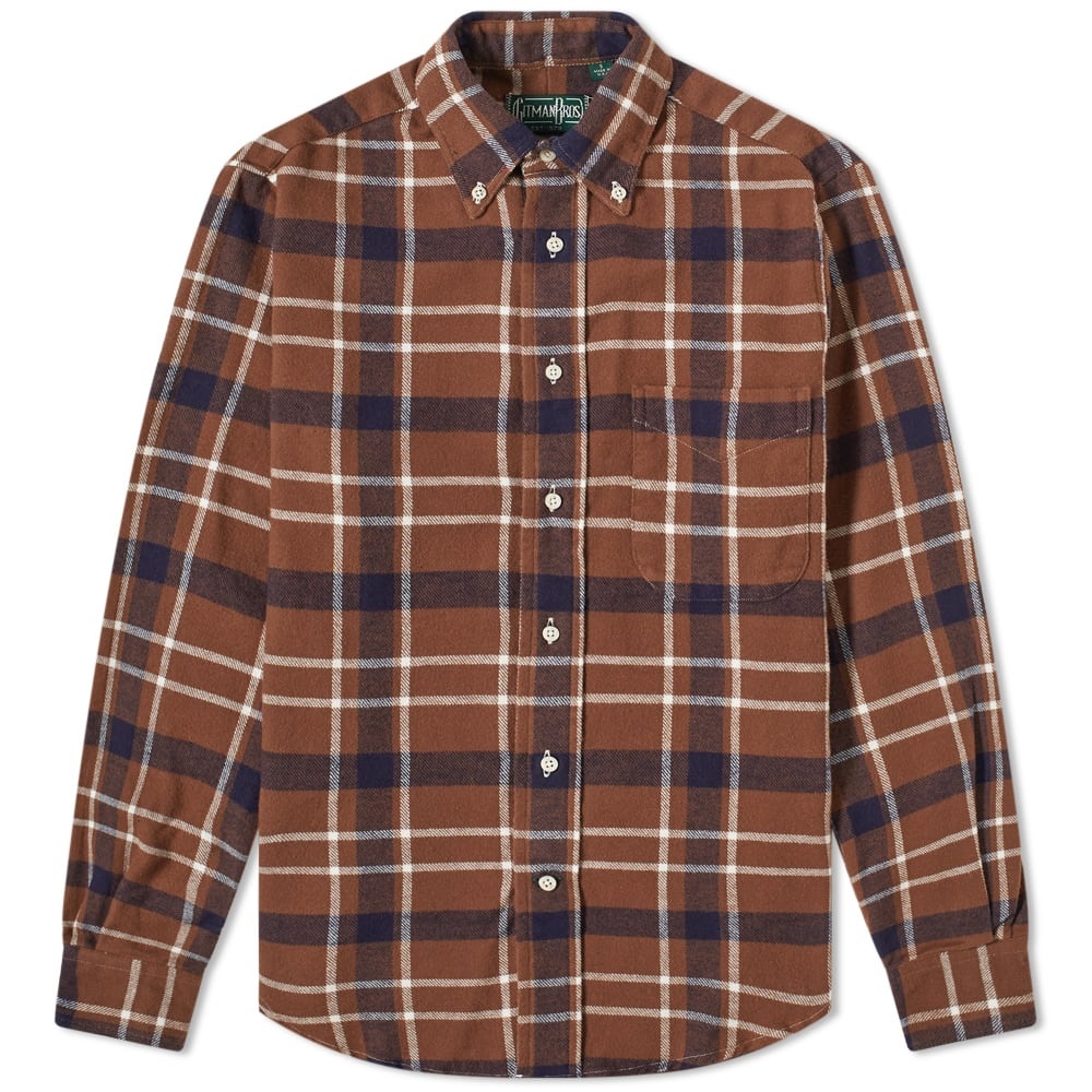 Gitman Vintage Button Down Country Plaid Shirt - 1