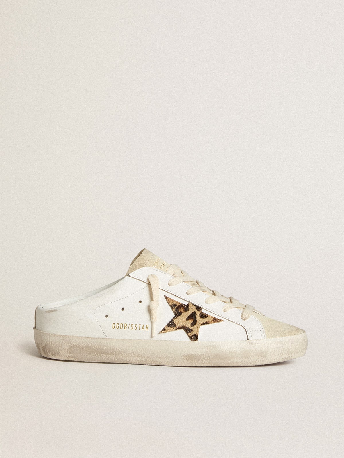 Super-Star Sabots with pony skin star and beige suede tongue - 1