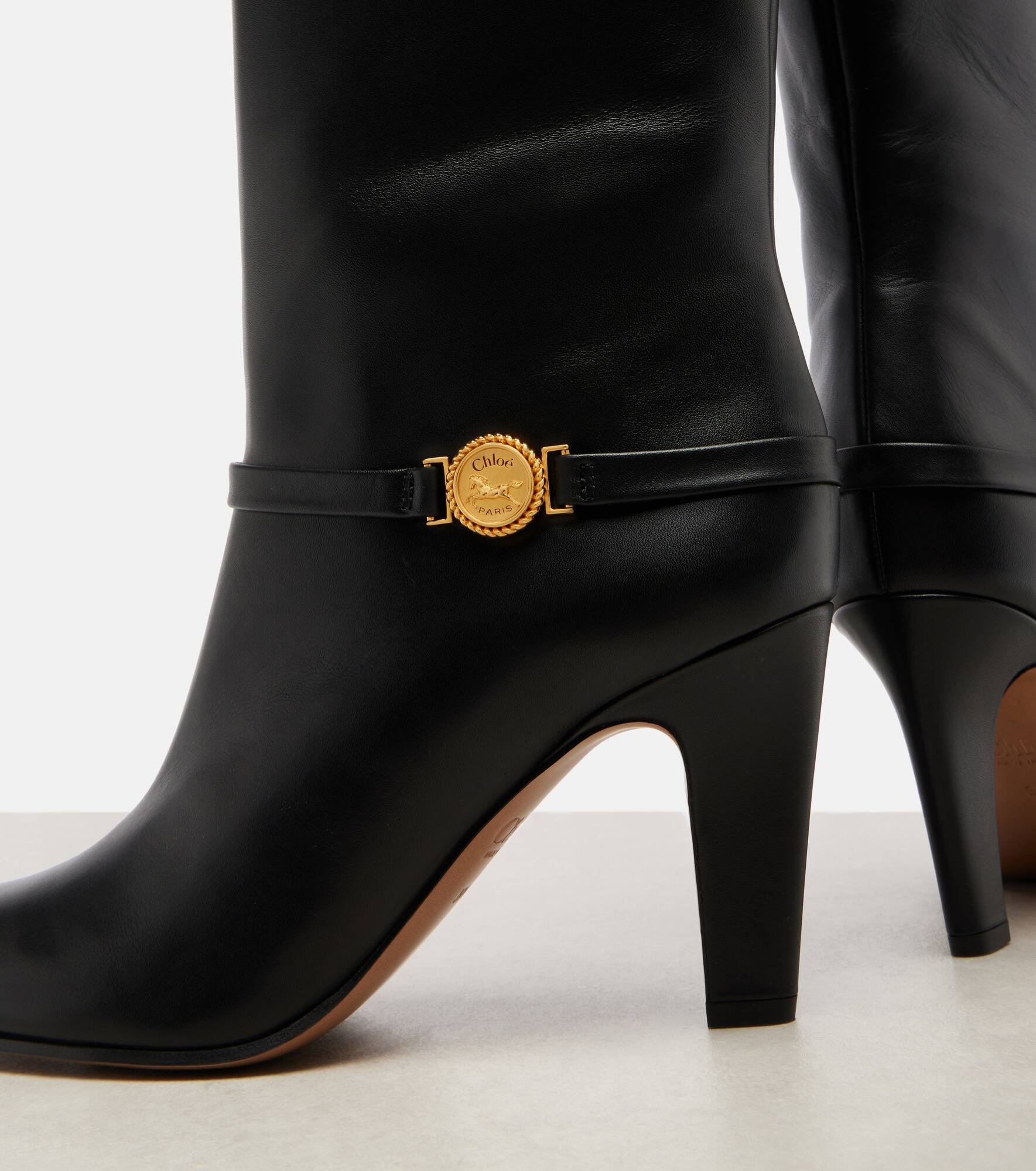 Eve leather knee-high boots - 5