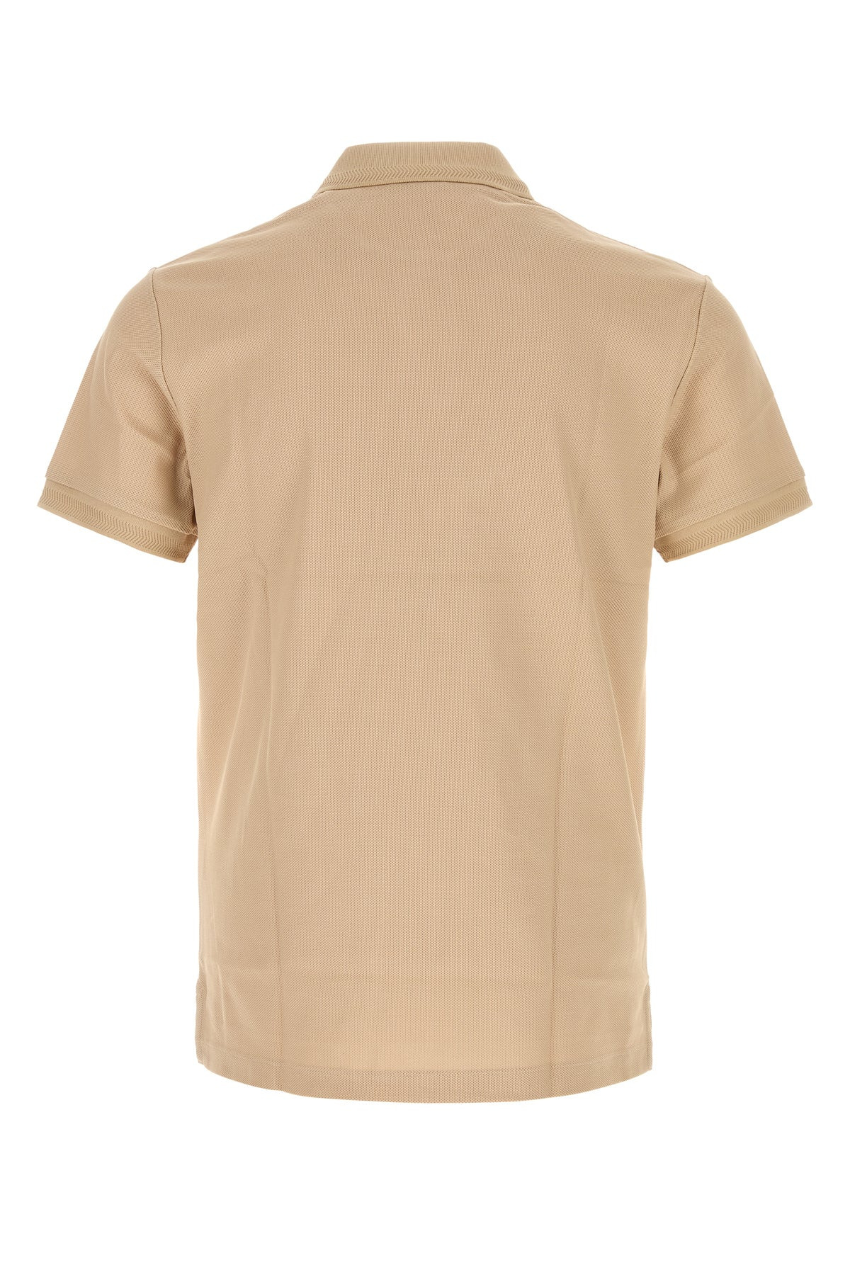 Beige piquet polo shirt - 2