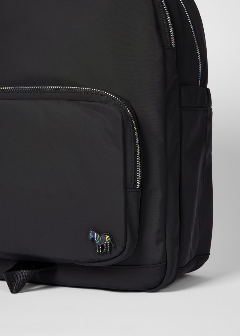 Black 'Zebra' Backpack 4