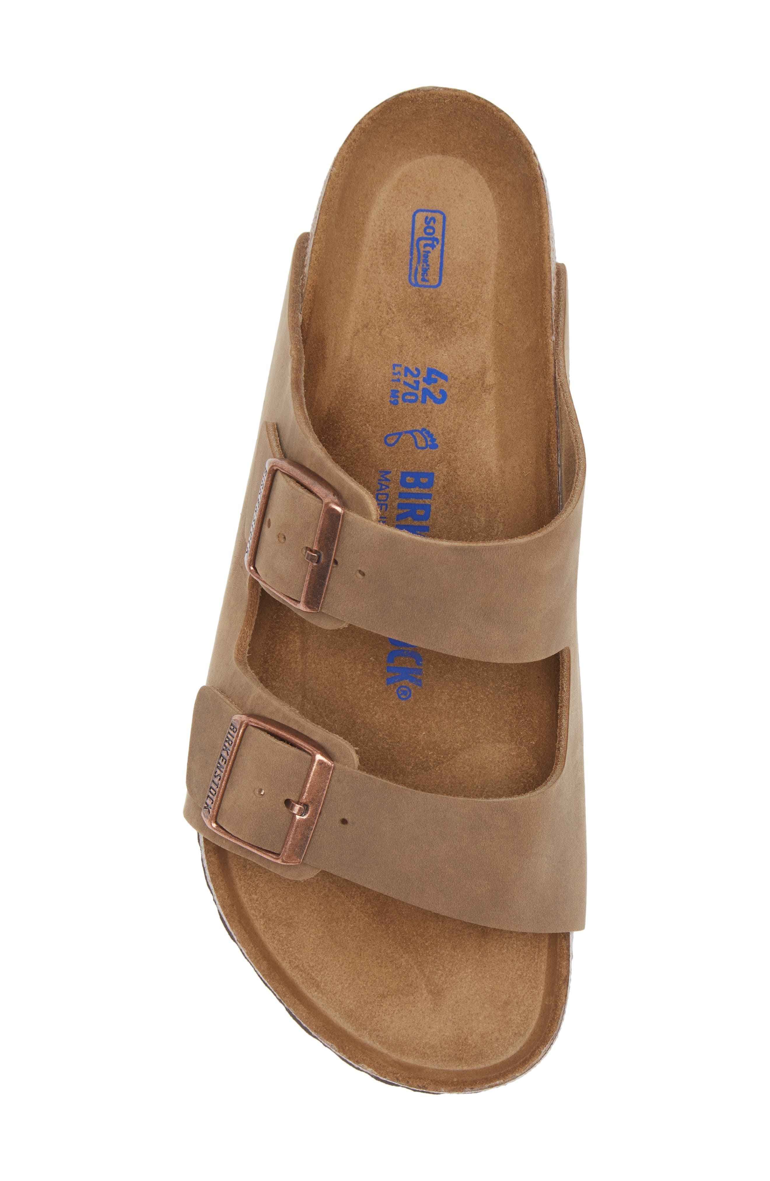 Birkenstock Arizona Soft Slide Sandal in Tobacco Oiled Leather at Nordstrom - 5