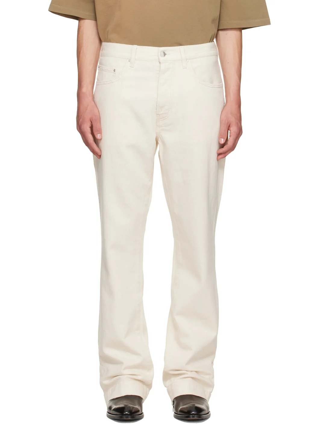 Off-White Straight Flare Jeans - 1
