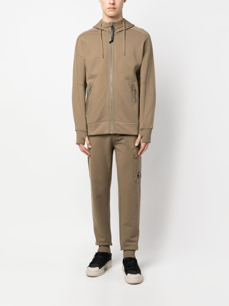 C.P. Company side logo-patch track pants outlook