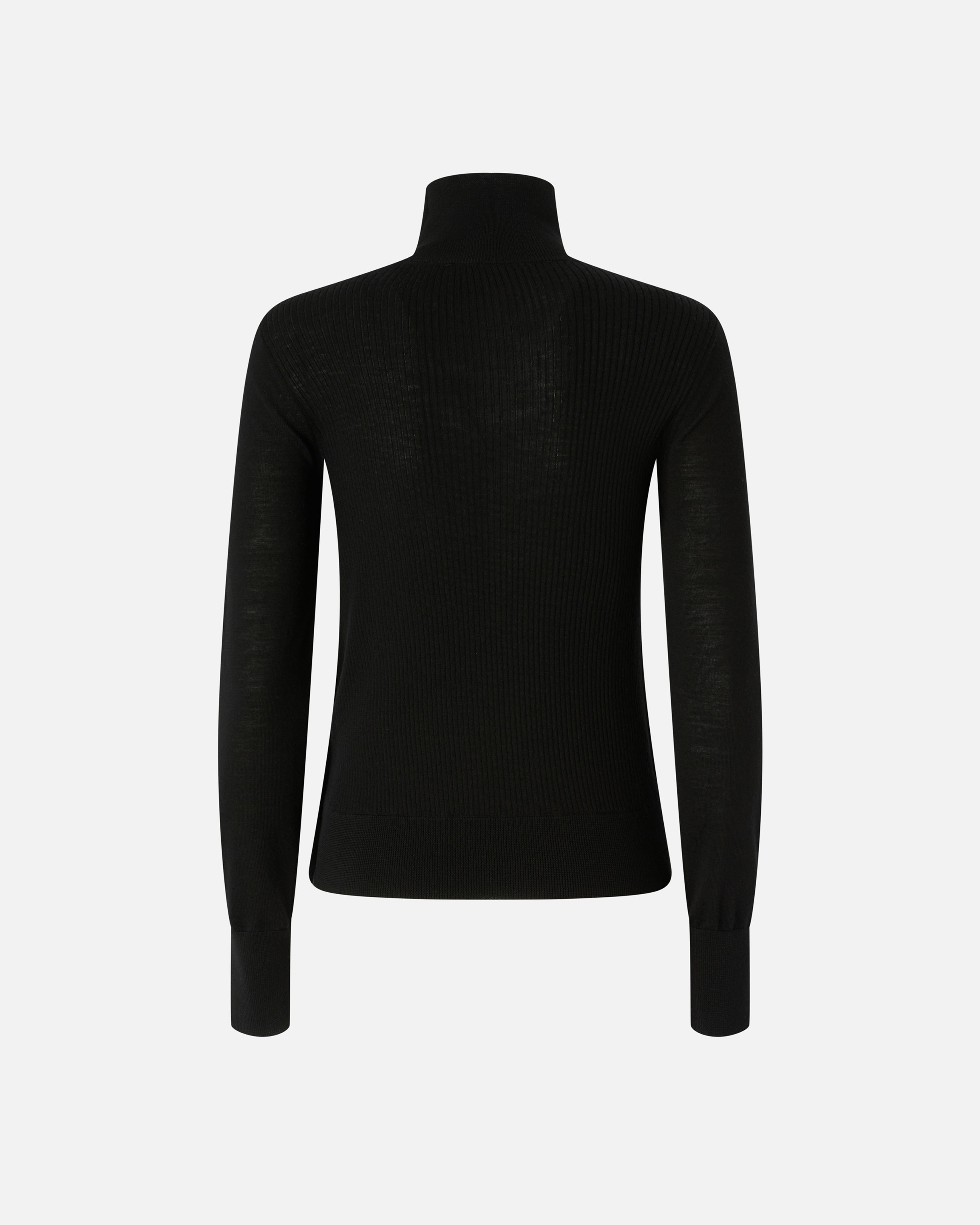 WOOL TURTLENECK WITH SIDE BUTTONS - 6