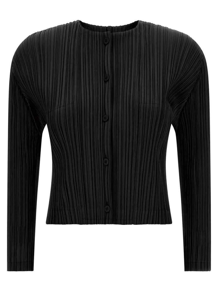 Pleats Please Issey Miyake 'Monthly Colors: August' Cardigan - 1