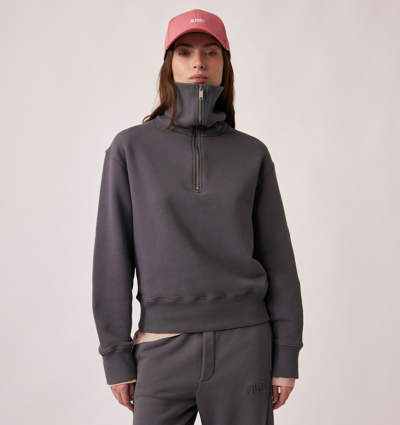 AUTRY CLUB HALF ZIP SWEATSHIRT WOMAN outlook