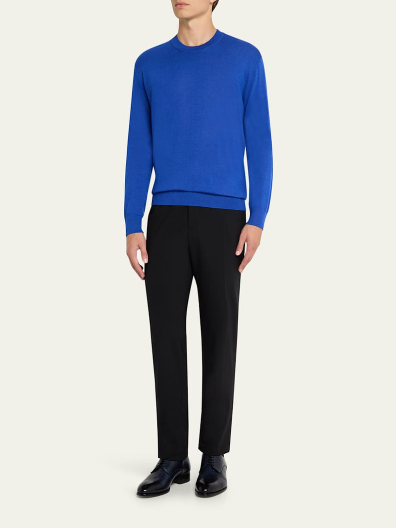 Brioni Men's Cashmere-Silk Crewneck Sweater outlook