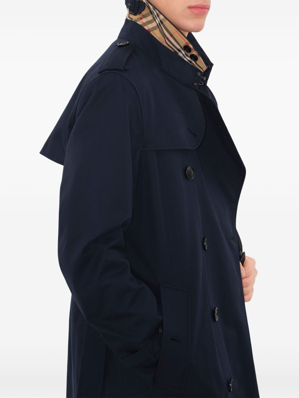 double-breasted trench coat - 5