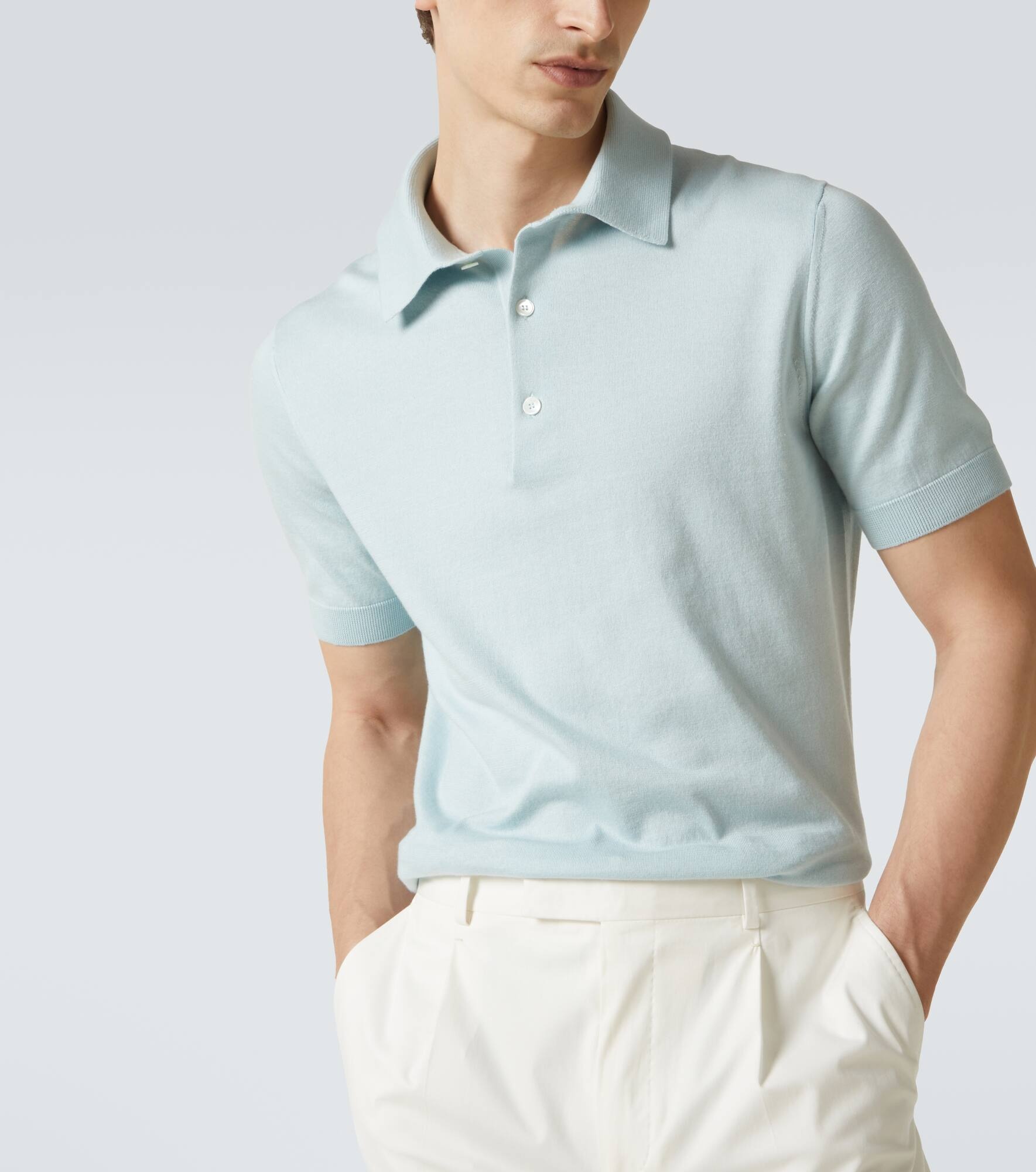 Cotton polo shirt - 5