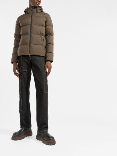 Herno hooded puffer jacket outlook