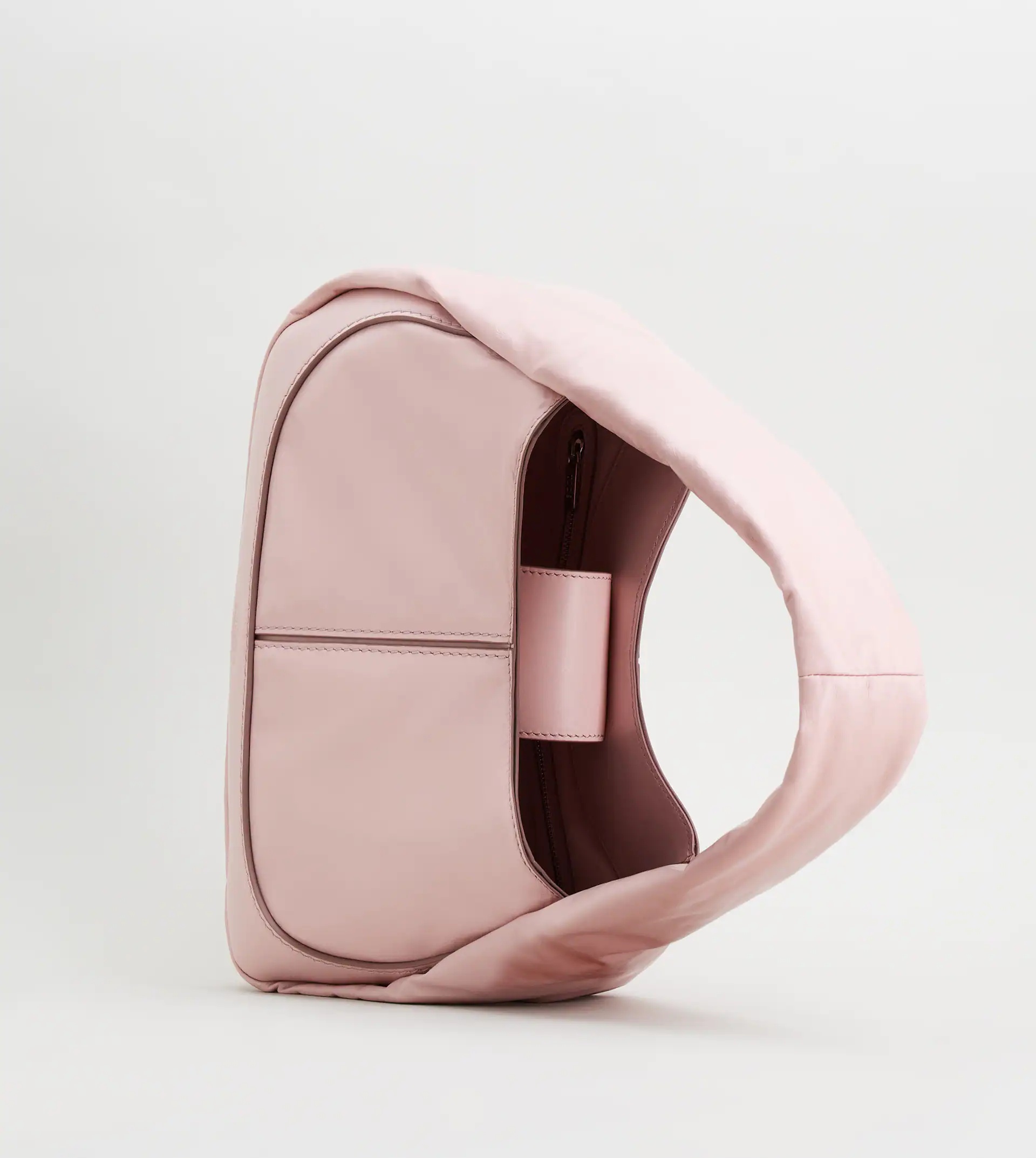 TOD'S SHIRT HOBO BAG SMALL - PINK - 4