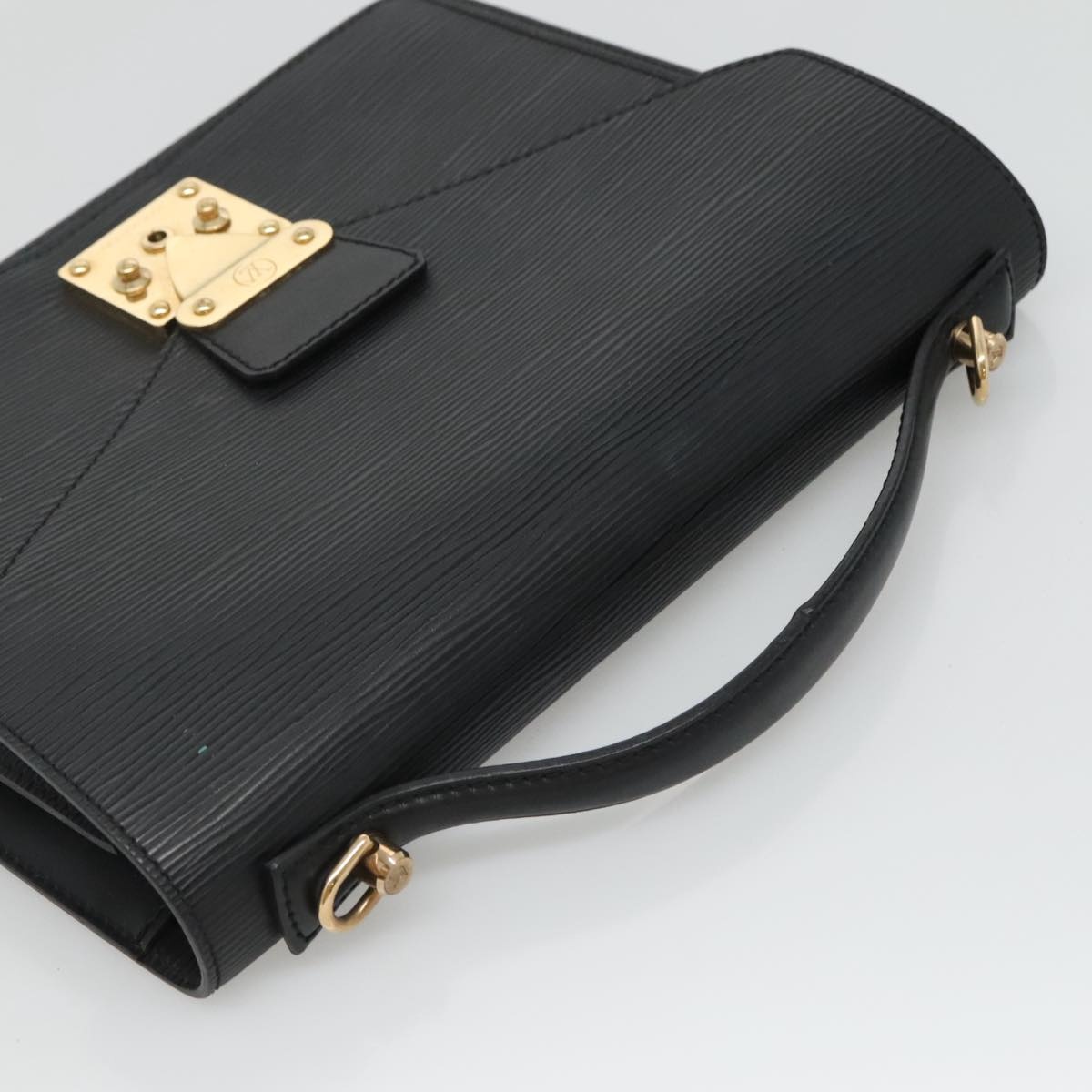 LOUIS VUITTON Epi Monceau 28 Hand Bag Black M52122 - 6