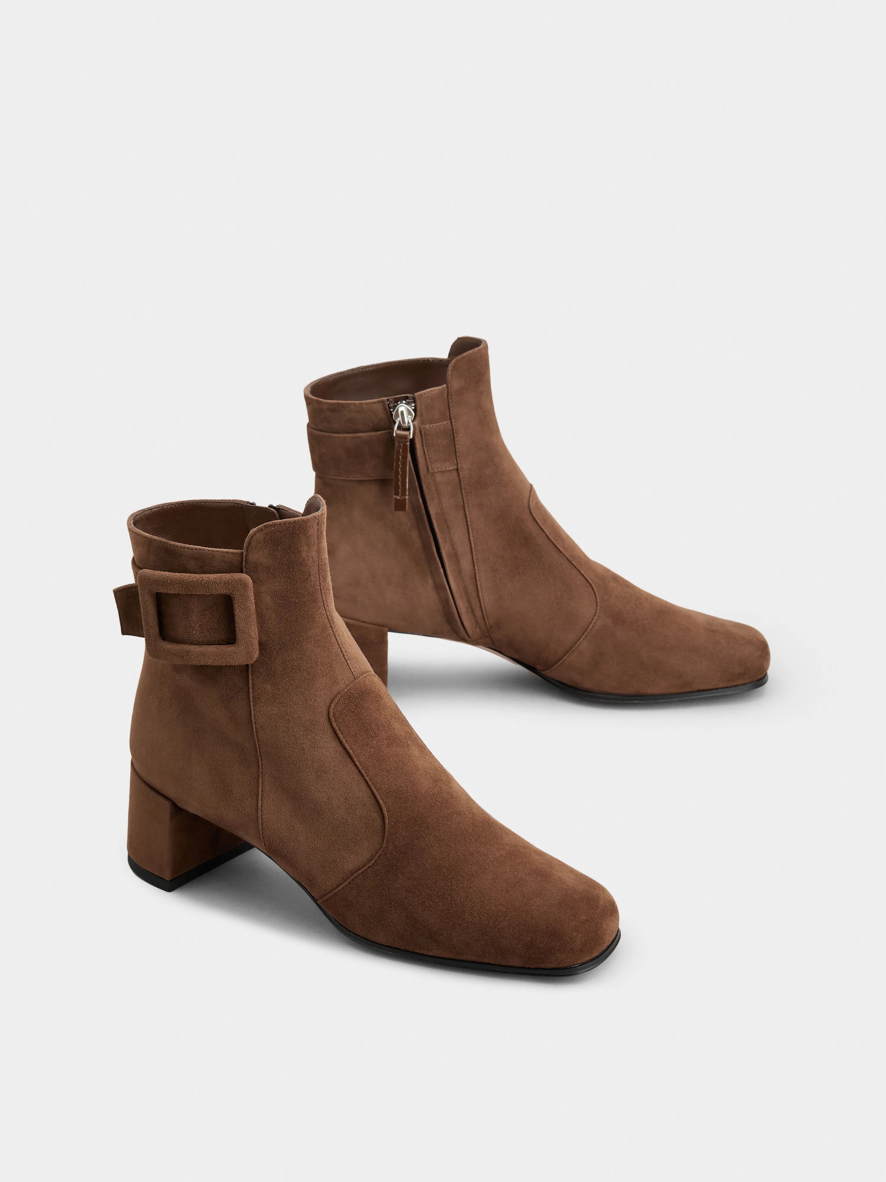 Très Vivier Booties in suede - 2