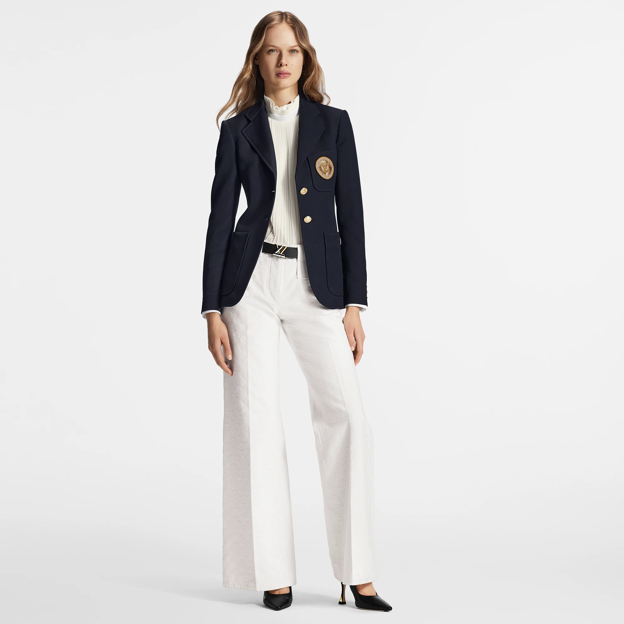 Preppy Wool Blazer - 4