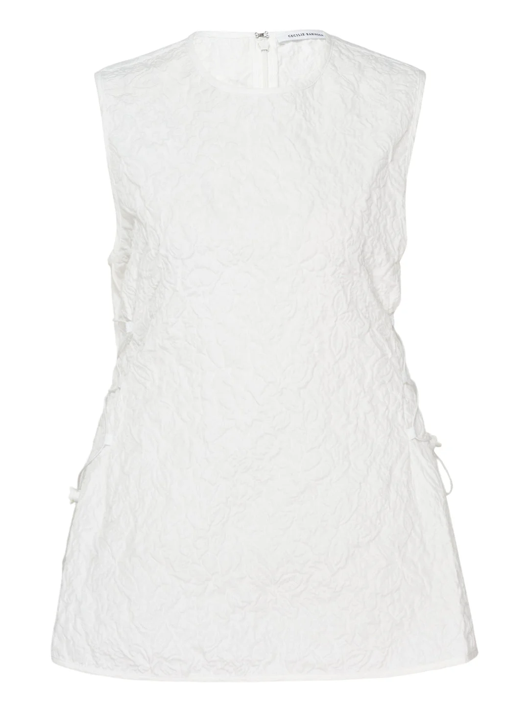 Floratini Matelassé Sleeveless Top - 1