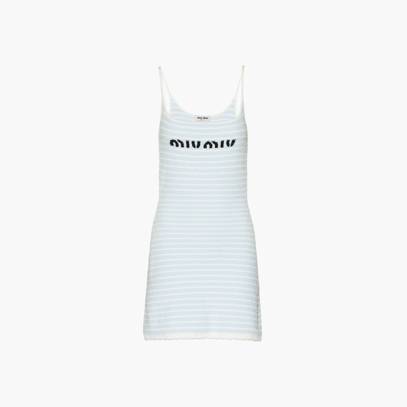 Bouclé cotton mini-dress - 2