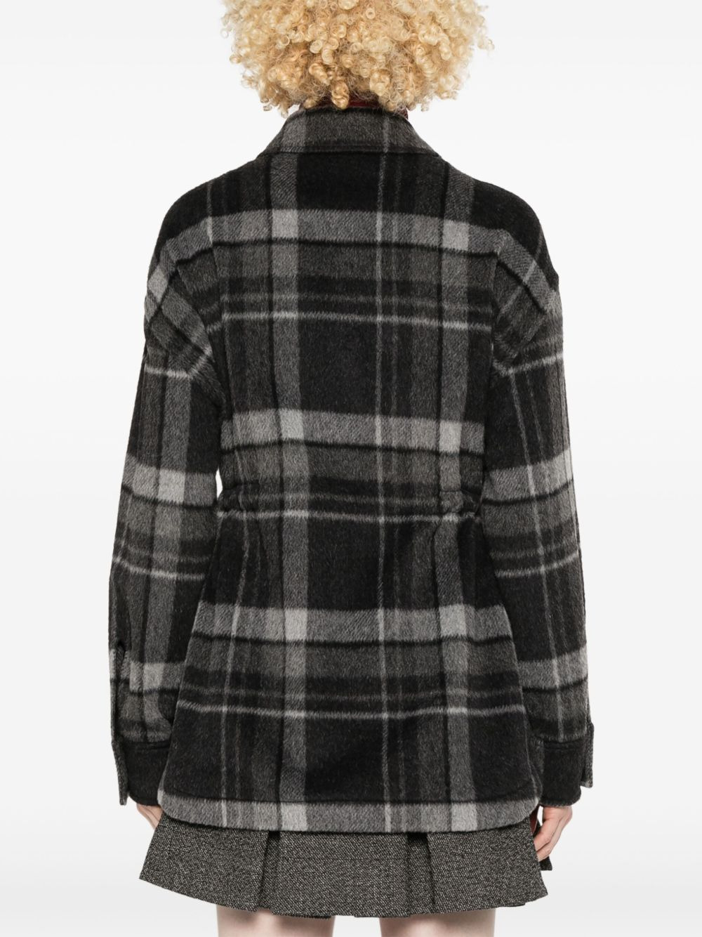 check-pattern jacket - 4