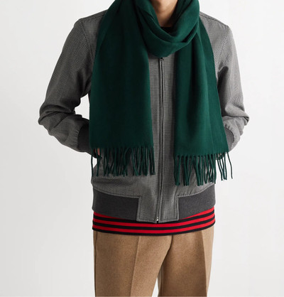 A.P.C. Fringed Virgin Wool-Felt Scarf outlook