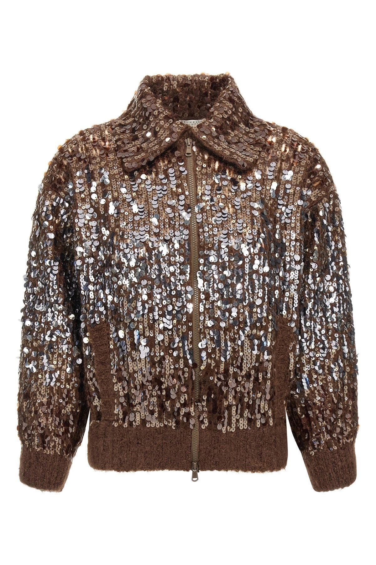 Brunello Cucinelli Women 'Dazzling Dégradé Embroidery' Cardigan - 1