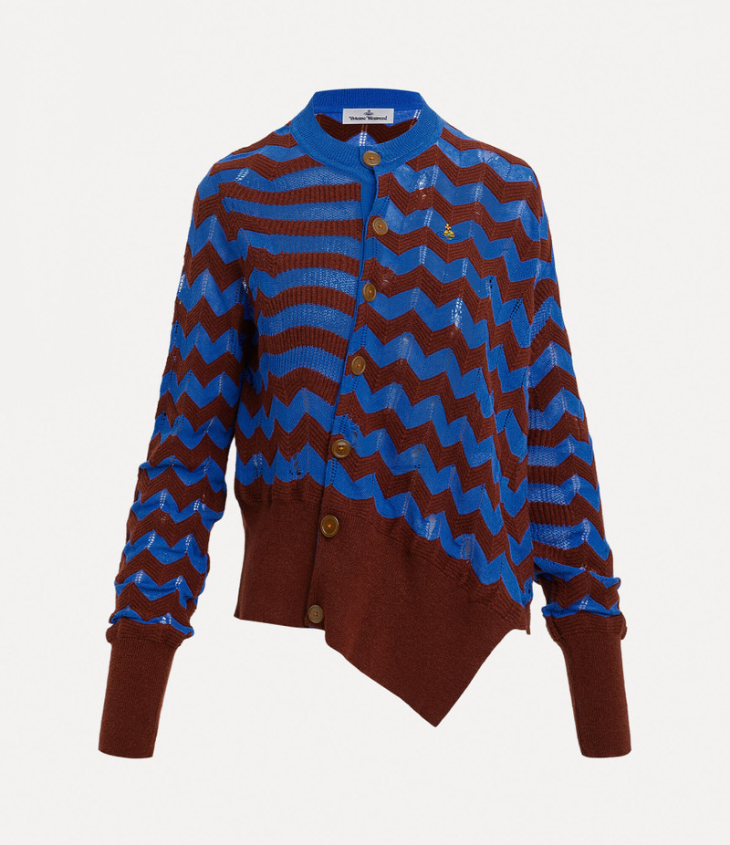 DRUNKEN CHEVRON CARDI 1