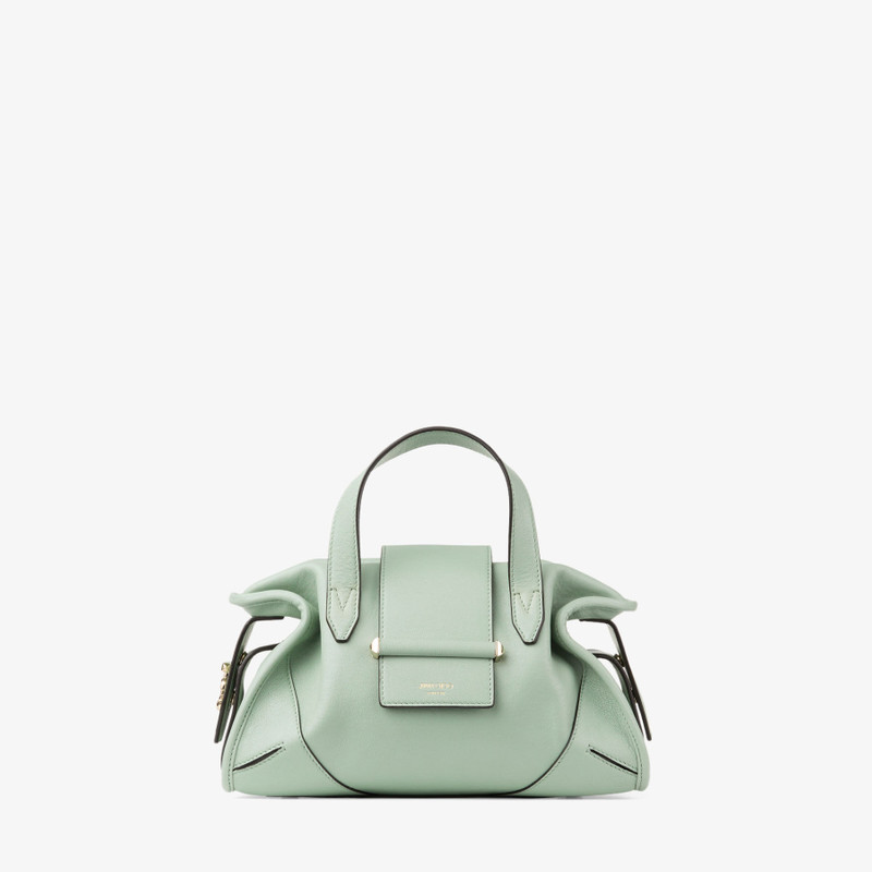 Bar Holdall Small Verde Biker Leather Holdall Bag 1